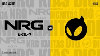 NRG v DIG  Week 1 Day 2  LCS Spring Split  NRG v Dignitas 2024 [upl. by Aenad]