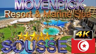 4K MOVENPICK RESORT MARINE SPA 2024 SOUSSE ЛИЧНОЕ МНЕНИЕ BEACH CITY HOTEL TUNISIA [upl. by Ries]