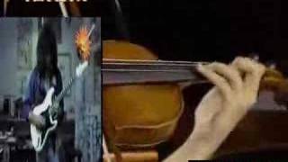 Paganini 5th Caprice  Violin vs Guitar  Jason Becker [upl. by Ycram862]