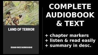 Land of Terror 🥇 By Edgar Rice Burroughs FULL Audiobook [upl. by Ellerihs524]