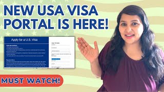 The New USA Visa portal is LIVE 🇺🇸  Everything you need to know  Steps to take right now [upl. by Zolnay]