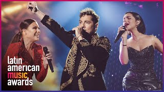 David Bisbal junto a Ángela Aguilar y Olga Tañón  Latin AMAs 2023 [upl. by Seften3]