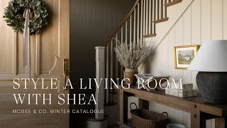 Style our Winter Catalogue Living Room with Shea [upl. by Lovering]