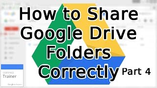 Tutorial How to Share Google Drive Folders and Share Permissions 2015 [upl. by Slocum]