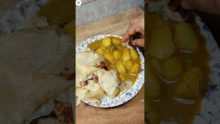 পেটাই পরোটা রেসিপিpetai paratha breakfast breakfast streetfood paratha [upl. by Hanyaz]