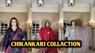 CHIKANKARI COLLACTION 2024 New CHIKANKARI cotton dress collection [upl. by Norahs]