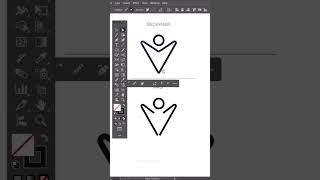 Shortcut in illustrator trendingreels coreldrawdesigns youtubeshorts viralvideo logodesgin [upl. by Kra]