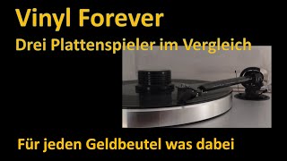 ProJect und Co Vinyl forever  Drei Plattenspieler im Vergleich [upl. by Lais]