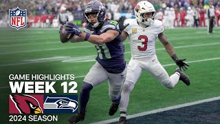 Arizona Cardinals vs Seattle Seahawks Game Highlights  NFL 2024 Season Week 12 [upl. by Nileve334]