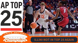 Illinois Basketball NOT ranked in he Top 25 AP Poll after one week  From Beyond Champaign [upl. by Einaffets]