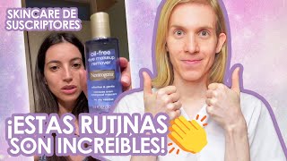 DERMATOLOGO REACCIONA a SKINCARE DE SUSCRIPTORES 2  Mejores que los famosos  Simon Scarano [upl. by Nigrom]