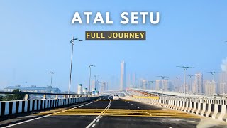 Mumbai Transharbour Link Atal Setu Full Journey  Chirle to Sewri End To End Drive [upl. by Gaiser695]