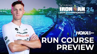 HOKA Run Course  2024 VinFast IRONMAN World Championship Kona Mens Edition [upl. by Joshuah]