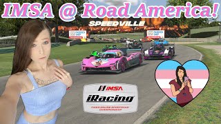 IMSA  Road Atlanta Top Class Cadillac Chaos iRacing [upl. by Faustina891]