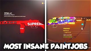 MOST INSANE quotPAINTJOBSquot in COD WW2 THE BEST quotPAINT JOBSquot in COD WW2 PAINTJOB TUTORIAL in COD WW2 [upl. by Yracaz]