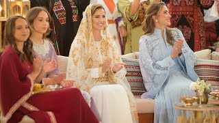 Inside the Henna Party Held by Queen Rania of Jordan in Celebration of her Daughterinlaw [upl. by Sellers316]