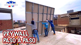 Casa de 10x10  Inicio de obra  ¿Como instalar placas de fibrocemento [upl. by Ahsinrats204]