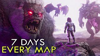 7 Days to Beat Every ARK Survival Evolved Map [upl. by Kolnos]