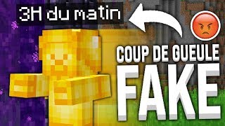 COUP DE GUEULE LES FAKES SUR MINECRAFT [upl. by Livvie]