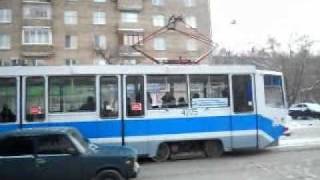 Moskiewski tramwaj podróż tamwajem KTM8 71608KM linia №39 [upl. by Clarinda]