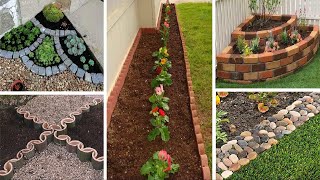 Creative Garden Edging Ideas for a Polished Outdoor Space  garden ideas [upl. by Anallise274]