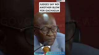 BREAKING Judges STAND FIRM  Gachagua Suffers Another Court Blowkenyanews gachagua courtruling [upl. by Noryd]