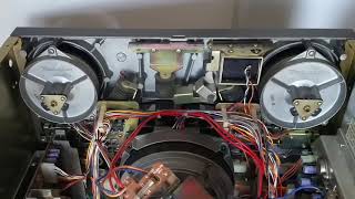 Part Three Removing the reel motors  Technics RS 1500 1506 reel to reel tape deck repair [upl. by Ahsasal357]