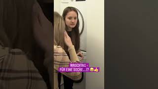 Waschtag  für eine Socke… 😂👍 shorts diegeissens geissens rtlzwei socks funny girls [upl. by Otti327]