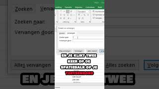 Hoe verwijder je dubbele spaties in Excel binnen enkele seconden  Excel Tip [upl. by Cioban]