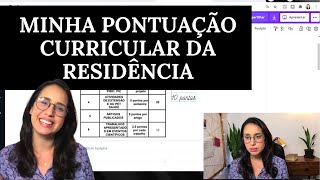 MINHA PONTUAÇÃO CURRICULAR DA RESIDÊNCIA MULTIPROFISSIONAL EM SAÚDE COLETIVA [upl. by Pillihpnhoj]