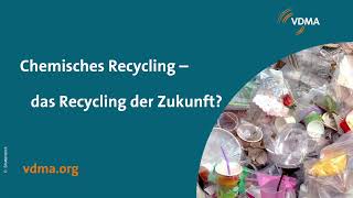 Industrie Podcast Ep 52 Chemisches Recycling  das Recycling der Zukunft  VDMA [upl. by Crelin]