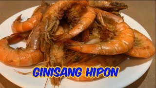 Ginisang Hipon  Saute Shrimp  Shrimp Recipe [upl. by Odlaw974]