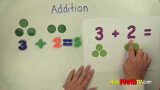 Teach Kids Basic Addition with the aid of chips and pictures  1st grade [upl. by Anuhsal]