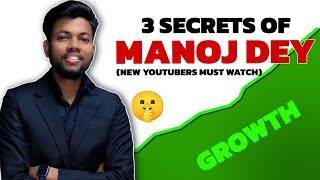 How Manoj Dey Got Insane Fanbase  ManojDey  Must Watch If Youre A New YouTuber  Dhanbad [upl. by Trout]