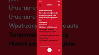 Dawid Podsiadło Pastempomat Lyrics [upl. by Aknayirp]