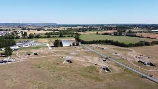 Merville Gun Battery Normandy France by Drone 2020 [upl. by Atsirhc]