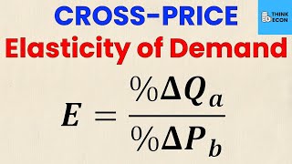 HOW TO Calculate the CrossPrice Elasticity of Demand  Economic Homework  Think Econ [upl. by Ahsaek256]