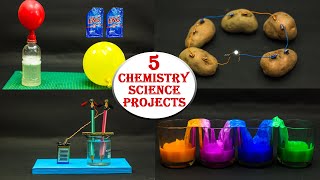 5 Chemistry Science Projects [upl. by Soraya]