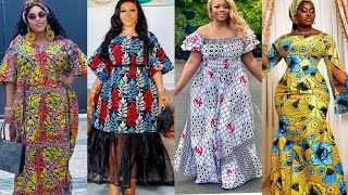 🆕️TRÈS BELLE TENUE AFRICAINE DE ROBE LONGUE MOYENNE 2024 WAXPAGNE AFRICAN CASUAL DRESS ANKARA GOWN [upl. by Edylc]