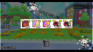 Pet Simulator 99 Speedrun Roblox [upl. by Dallas]