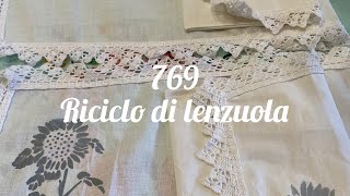 Riciclo di lenzuola [upl. by Immaj]