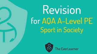 AQA ALevel PE 2022 Revision Sport in Society [upl. by Ivey585]