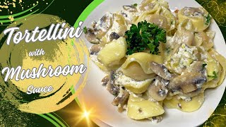 Tortellini with mushroom sauce [upl. by Cati]