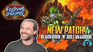 Hearthstone NEW PATCH Blackrock n Roll Warrior  Deck Intro [upl. by Ecyarg]