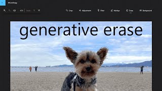 Windows Photos Generative Erase amp AI Huge Update on Windows 1011 [upl. by Peltier888]