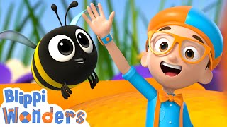 HoneyBees  More Blippi Wonders  Cartoons For Kids  Educational Videos For Kids [upl. by Nutter]