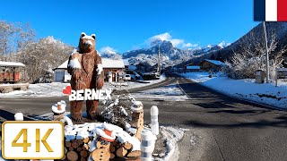 Bernex France  Winter 2022【4K】 [upl. by Llehsad]