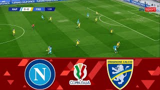 NAPOLI VS FROSINONE CALCIO  COPPA ITALIA 20232024  FOOTBALL LIFE 2023 [upl. by Courtund]