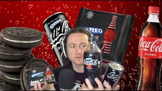 OREO FLAVORED COKE AND COKE FLAVORED OREOS REVIEW feat brugal [upl. by Leary]