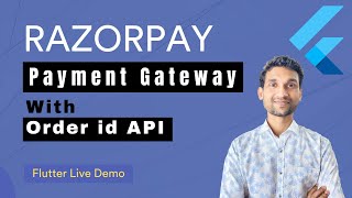 RazorPay Flutter Tutorial with Generate Order Id to capture Payment Automatically [upl. by Ardnwahsal]